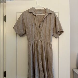 Abercrombie & Fitch linen shirt dress
